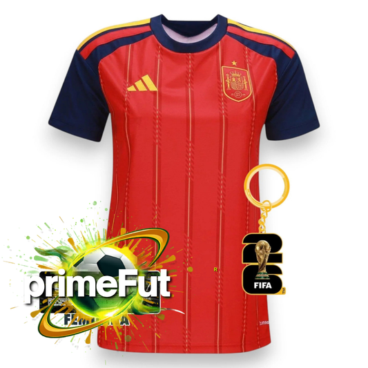 Camisa Espanha I 2026/27 - Feminina  | PrimeFut