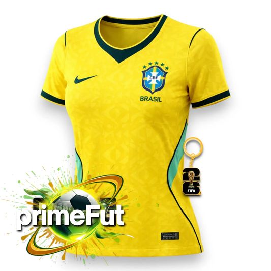 Camisa Brasil 2026 - Feminina  | PrimeFut