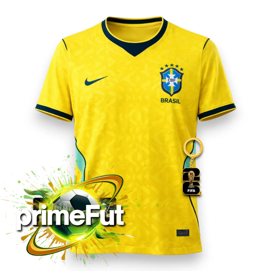 Camisa Brasil l - Copa do Mundo 2026 Amarela | PrimeFut